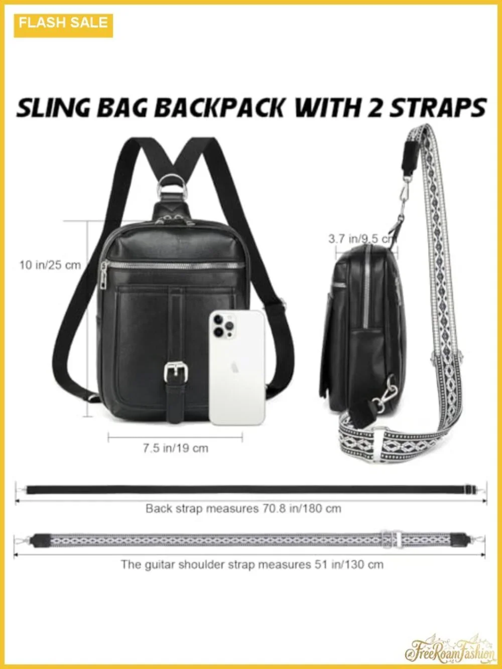Mini Diaper Bag Crossbody with Wipes Pocket Hands-Free
